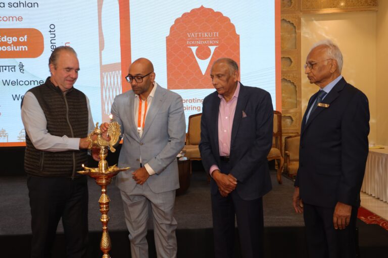 Left to Right - Maurice Ferre, Abhinav Vattikuti, Raj Vattikuti & Dr. Mahendra Bhandari (1)