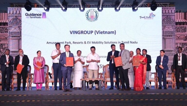Vingroup Signs Mou With Tamil Nadu, Strengthening Its Multi-Sector Ecosystem in India
