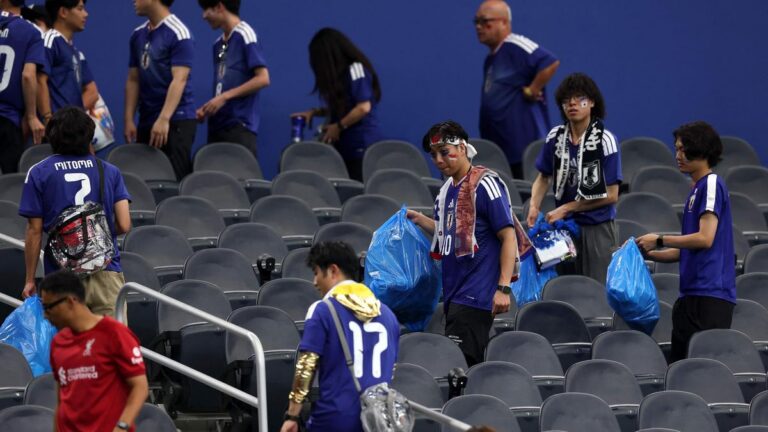World Cup 2026: 'This is our culture,' say Japan fans as they clean up stadium after Netherlands game
