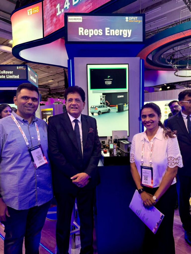 Shri Piyush Goyal Visits Repos Energy Booth at VivaTech Paris 2026, Backs Autonomous Fuelling as India's Next Energy Frontier