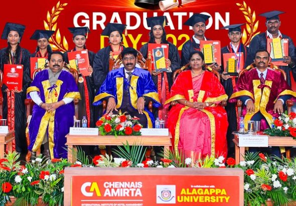 800 Students Graduate at Chennais Amirta Graduation Ceremony as Industry-Ready Hospitality Professionals