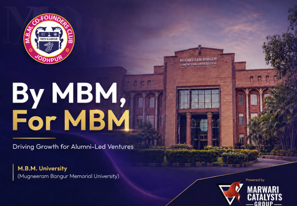 MBM Co-founders Club by Marwari Catalysts Group Selects First Three Startups, Next Batch to Open Soon