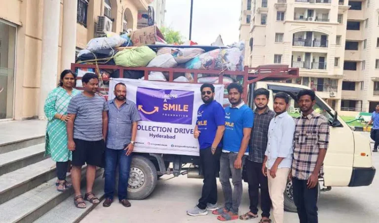 Bring A Smile Foundation Organises Collection Drive in Hyderabad to Support Underprivileged Communities