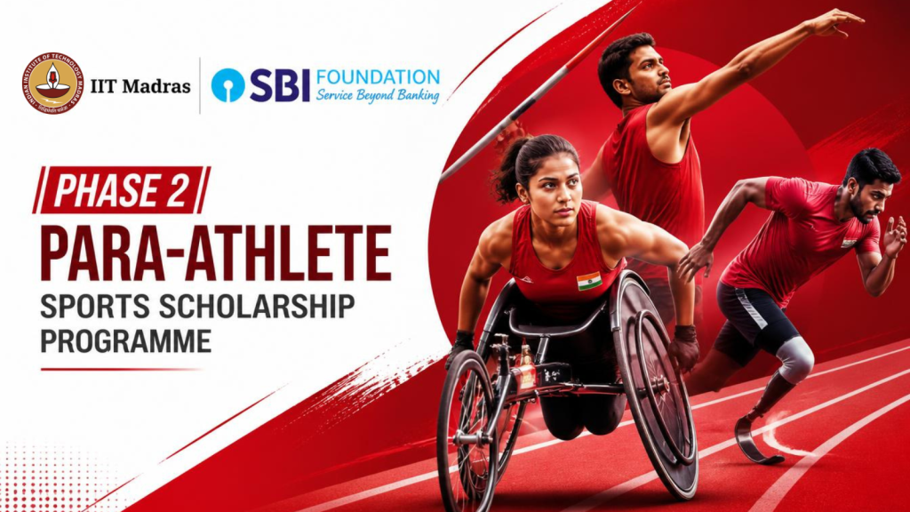 IIT-Madras-SBI-Foundation-launch-Phase-2-Para-Athlete-Sports-Scholarship-Programme