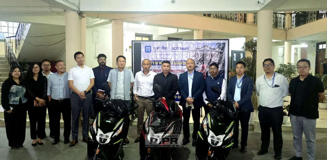 UCO Bank Provides Scooters to Kohima DC Office Under CSR Initiative