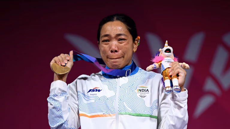 Mirabai Chanu Overcomes Injuries to Win Historic Third Commonwealth Games Gold