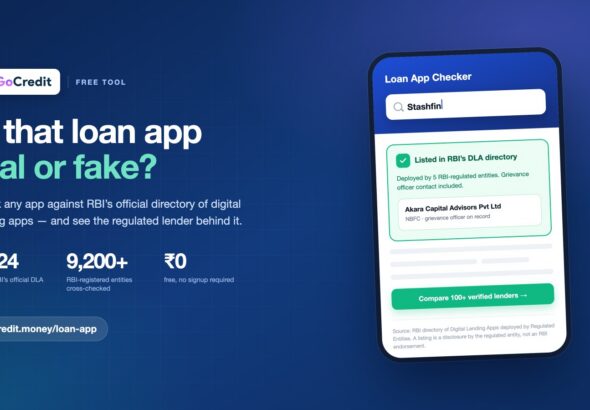 GoCredit Launches Free Loan App Checker to Verify If a Lending App Is Real, Fake or RBI Registered