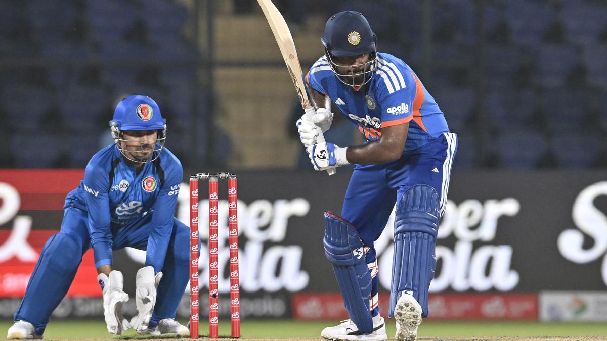 India Seal T20I Series Against Afghanistan as Sanju Samson Fires 57 in Seven-Wicket Victory