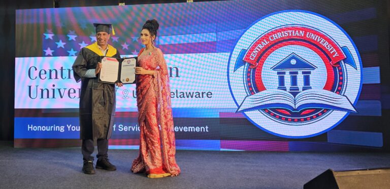 Naresh Kumar Nain Honored with Honorary Doctorate for Social Impact & Rural Development